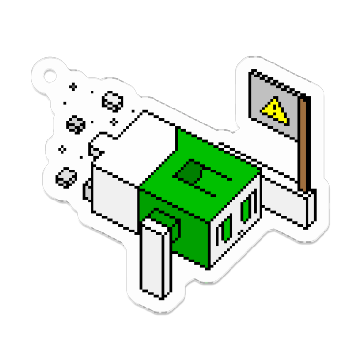 アクリルキーホルダー - 50 x 50 (mm)