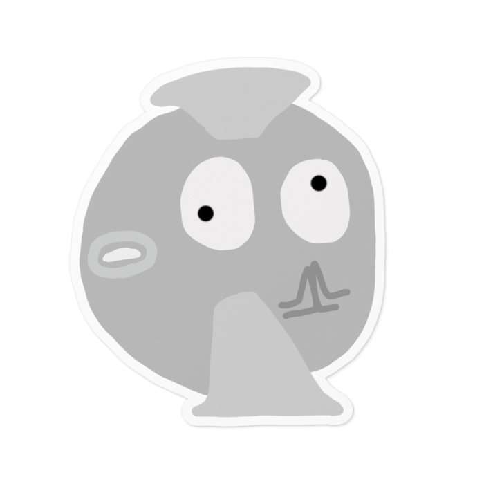 ステッカー - 100 x 100 (mm)