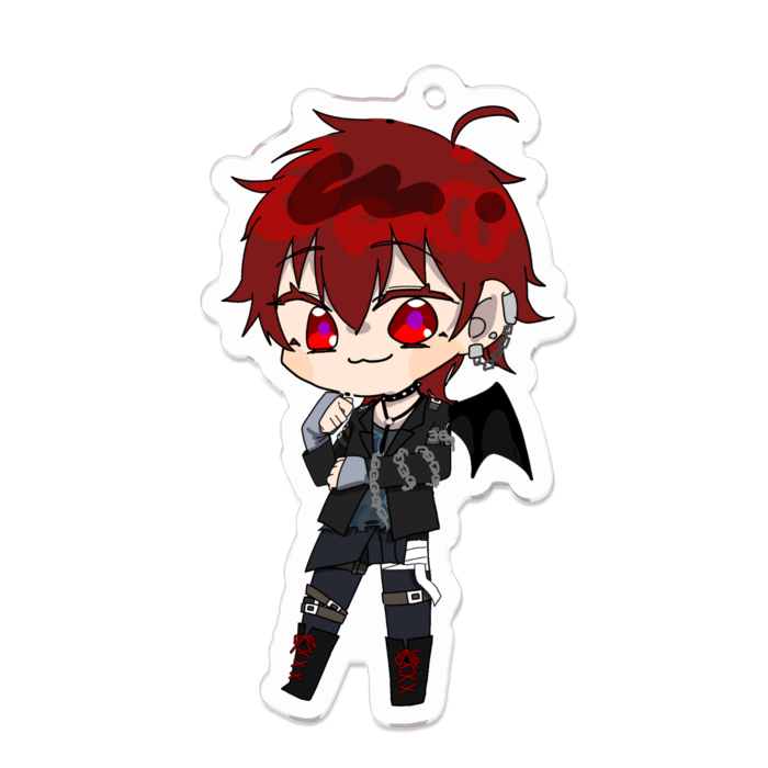 アクリルキーホルダー（コーティング） - 70 x 70 (mm)