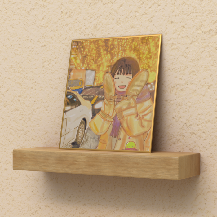 色紙 - ミニ（H135 × W120mm）