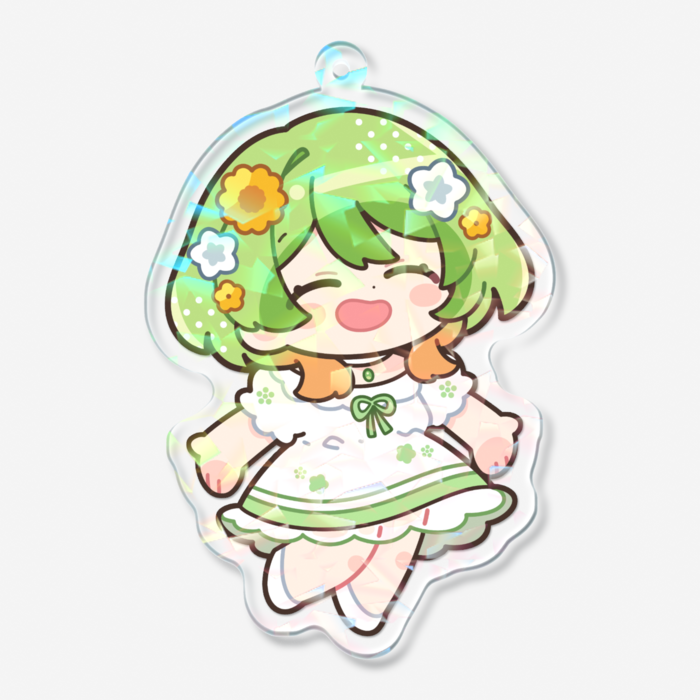 ホログラムアクリルキーホルダー - 70 × 70mm(1)