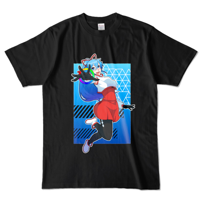 カラーTシャツ - L - ブラック (濃色)