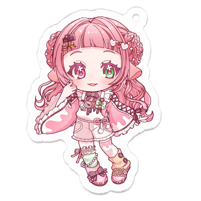 アクリルキーホルダー - 50 x 50 (mm)