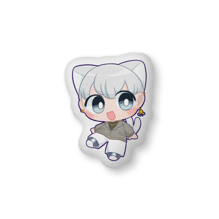 ふかふかクッション illust:もっちぃ（H56×W36cm） - 片面