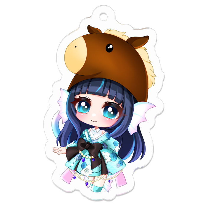 アクリルキーホルダー - 50 x 50 (mm)