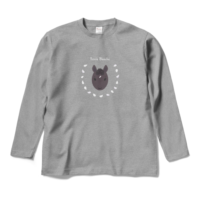ロングスリーブTシャツ - M - 杢グレー