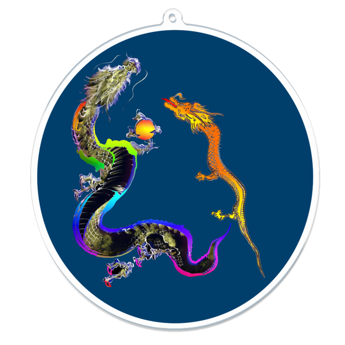 アクリルキーホルダー - 100 x 100 (mm)