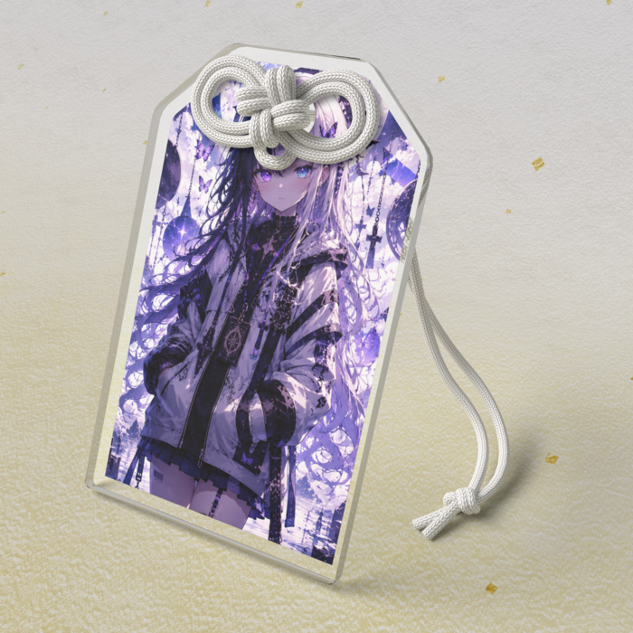 アクリルお守り - 50 × 80mm