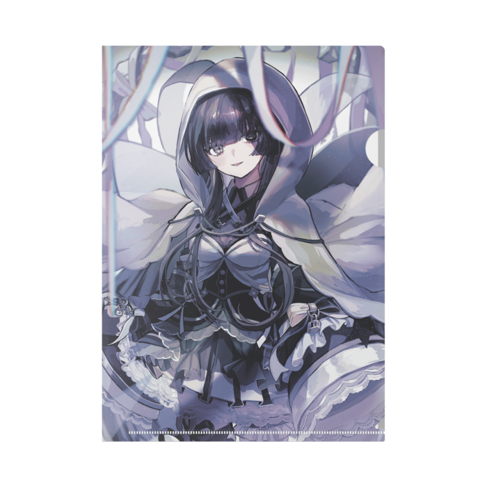 片面印刷クリアファイル【素顔】