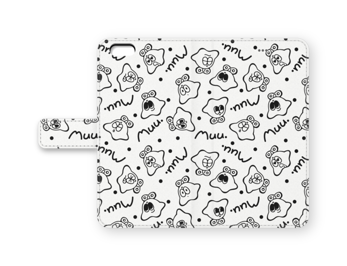 手帳型iPhone6 Plusケース 黒