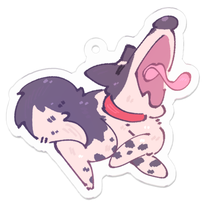 アクリルキーホルダー（コーティング） - 50 x 50 (mm)