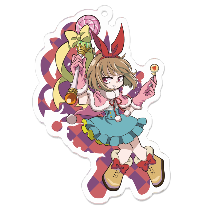 アクリルキーホルダー - 70 x 70 (mm)