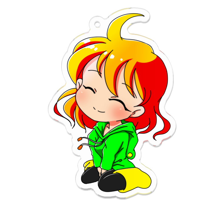アクリルキーホルダー - 70 x 70 (mm)