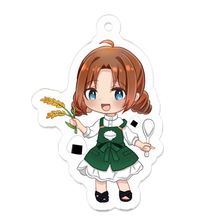 アクリルキーホルダー - 50 x 50 (mm)