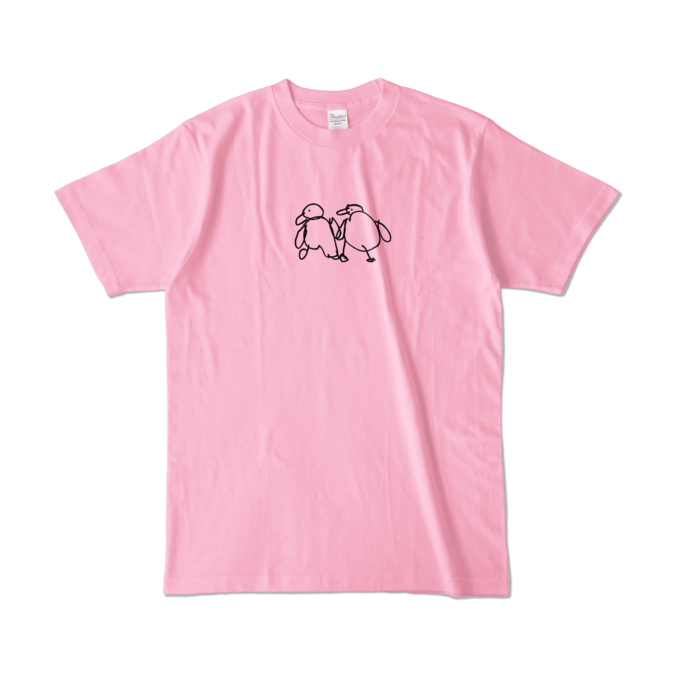 カラーTシャツ - L - ピーチ (淡色)