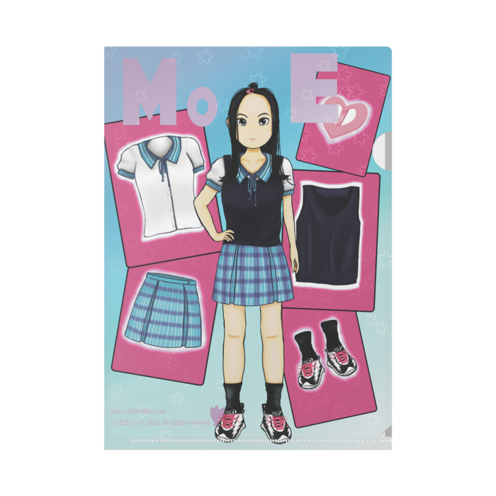 クリアファイル - A4(裏が黒)