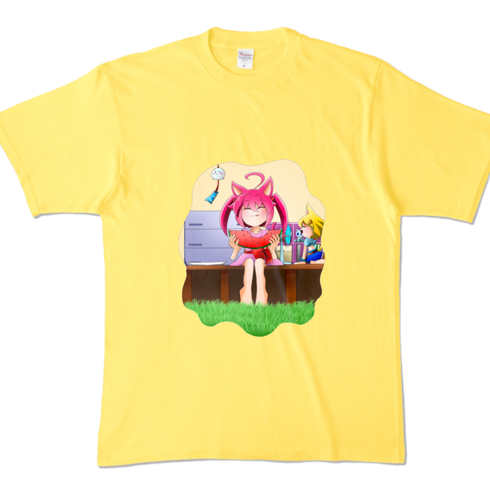 カラーTシャツ - XL - イエロー (濃色)