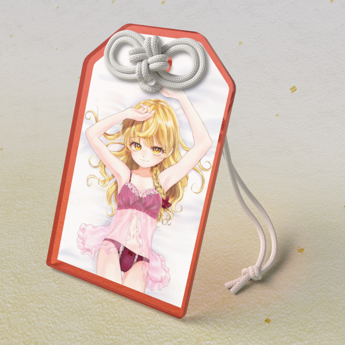 アクリルお守り - 50 × 80mm