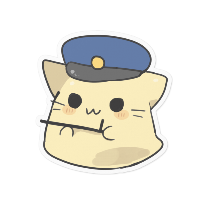 ステッカー - 100 x 100 (mm)