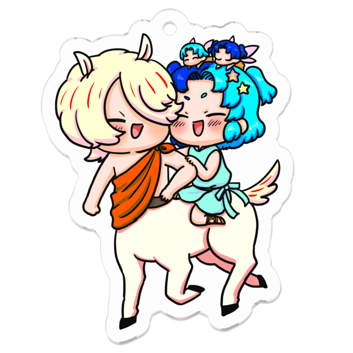 アクリルキーホルダー - 50 x 50 (mm)