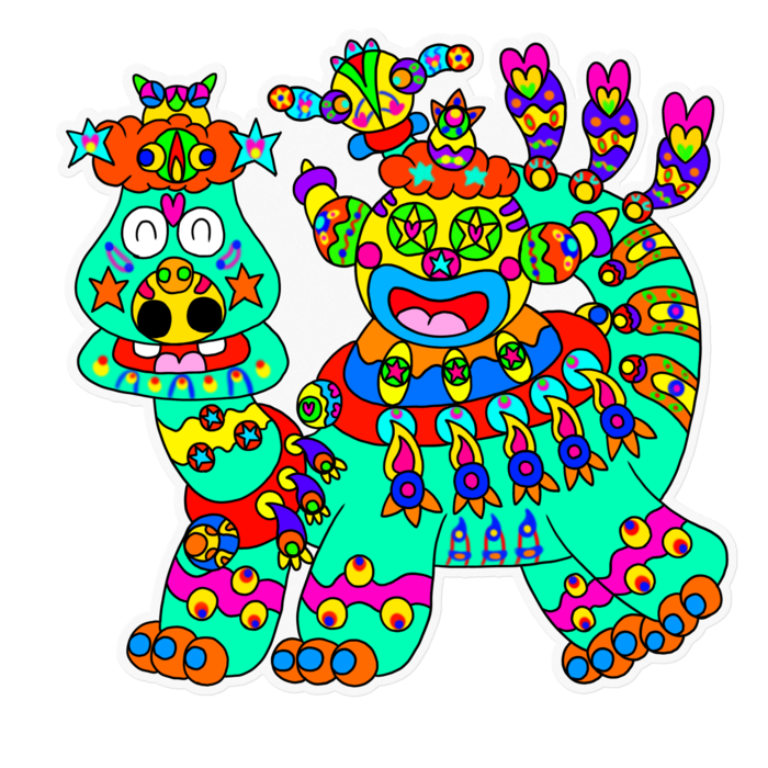 ステッカー - 160 x 160 (mm)(1)