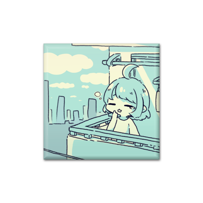 缶バッジ - 四角形40mm