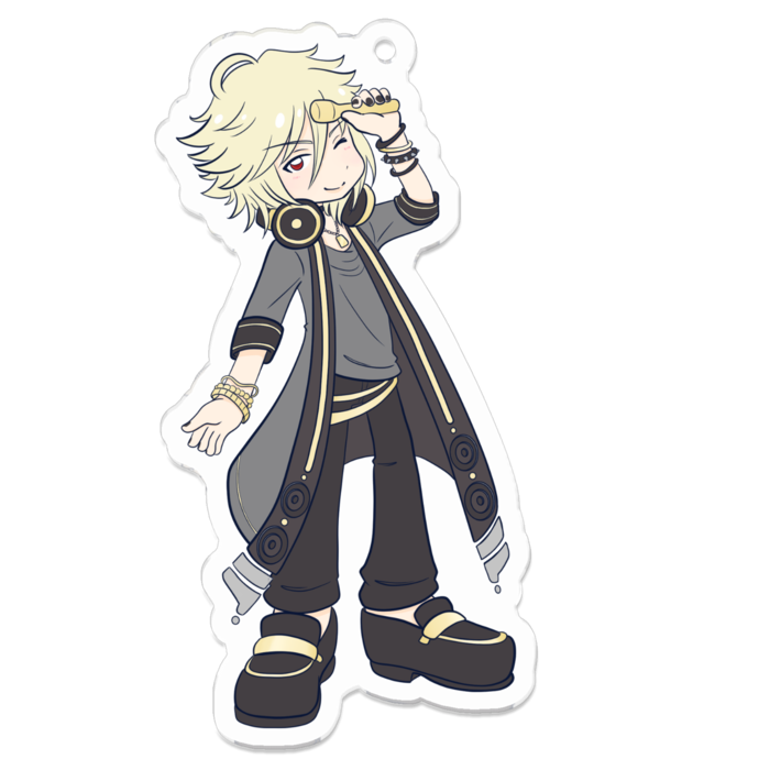 アクリルキーホルダー（コーティング） - 70 x 70 (mm)