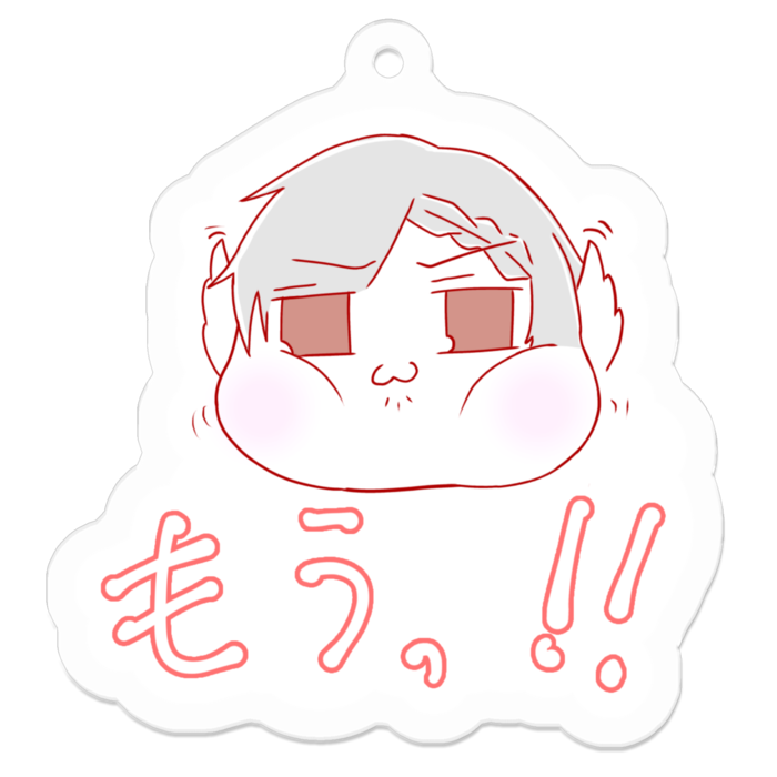 アクリルキーホルダー - 50 x 50 (mm)