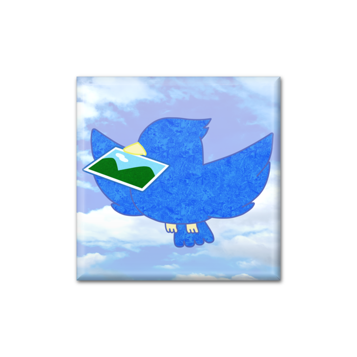 缶バッジ - 四角形40mm