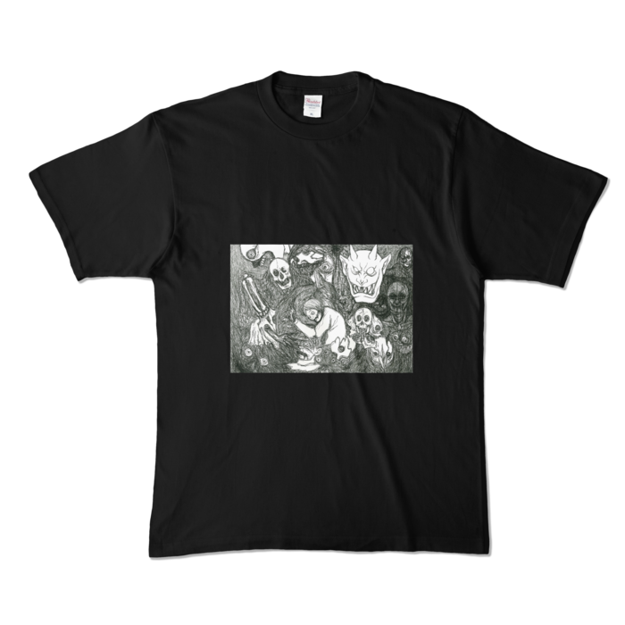 カラーTシャツ - XL - ブラック (濃色)