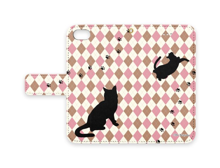 手帳型iPhoneケース - iPhone 8 / 7 - ストラップ穴 あり