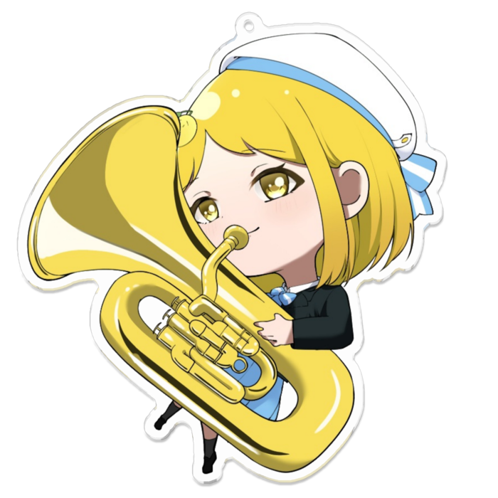 アクリルキーホルダー（コーティング） - 100 x 100 (mm)