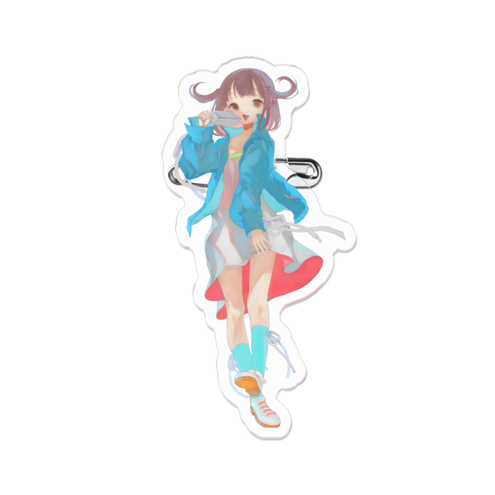 アクリルバッジ - 70 x 70 (mm)