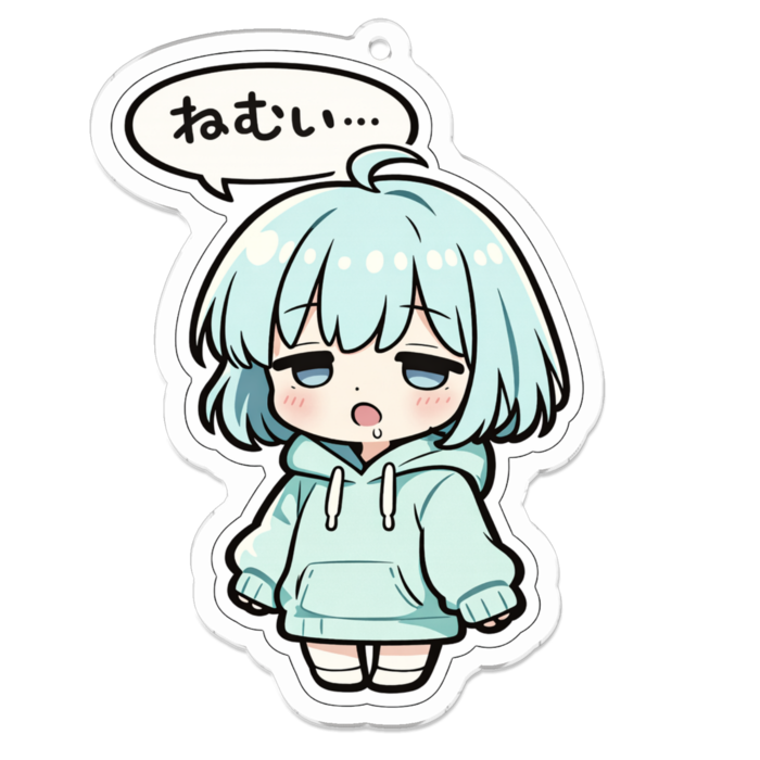 アクリルキーホルダー - 70 x 70 (mm)