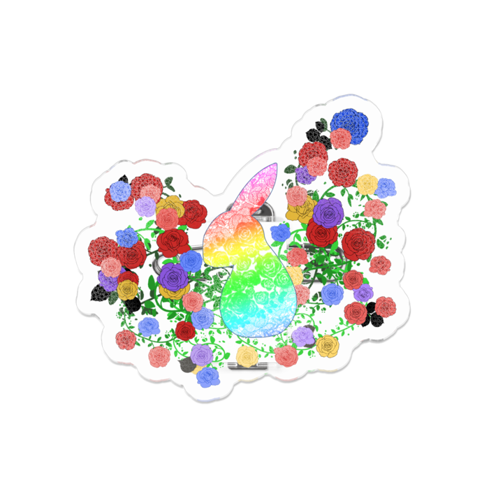 アクリルバッジ - 50 x 50 (mm)