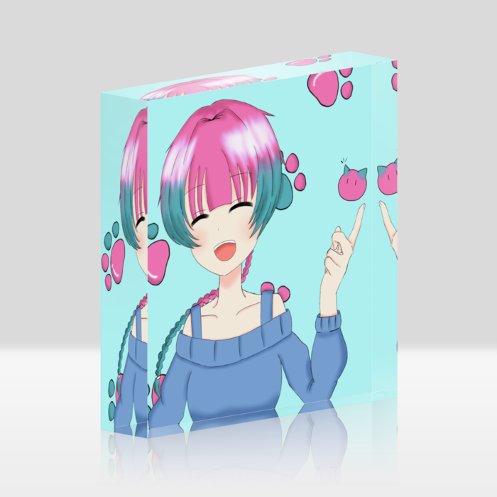 アクリルブロック - 100x100mm