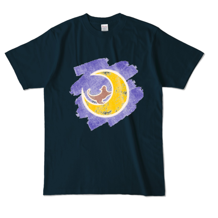 カラーTシャツ - L - ネイビー (濃色)