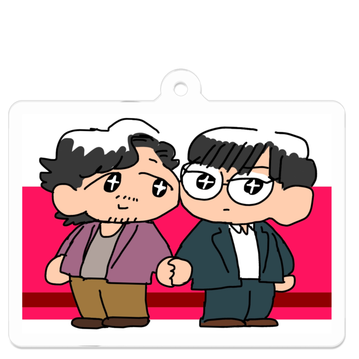 アクリルキーホルダー - 50 x 50 (mm)