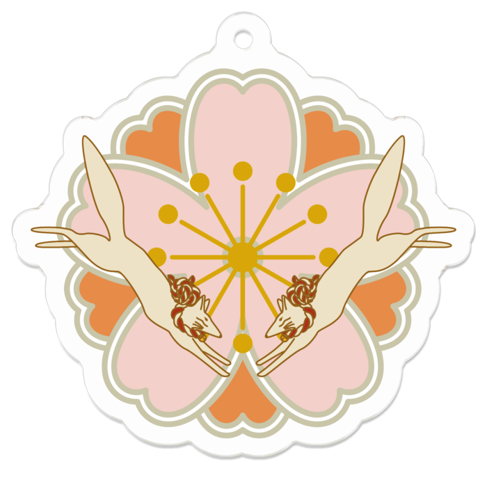 アクリルキーホルダー - 50 x 50 (mm)