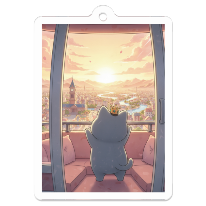 アクリルキーホルダー - 50 x 50 (mm)