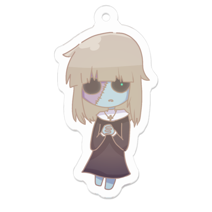 アクリルキーホルダー - 50 x 50 (mm)