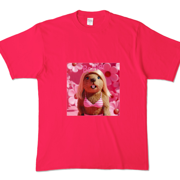 カラーTシャツ - XL - ホットピンク (濃色)