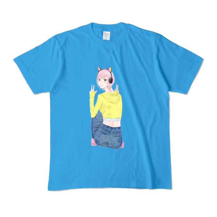 カラーTシャツ - M - ターコイズ (濃色)