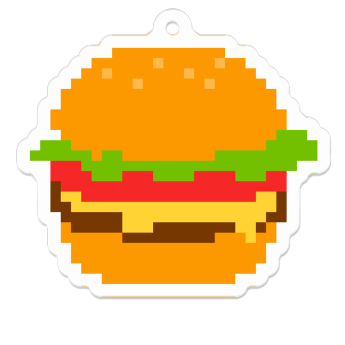 アクリルキーホルダー - 50 x 50 (mm)