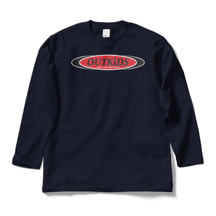 ロングスリーブTシャツ - L - ネイビー