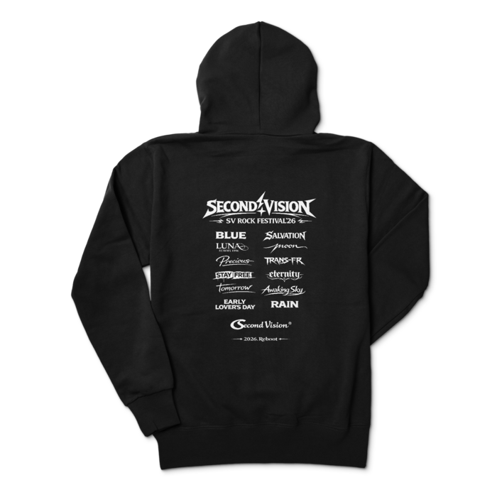 ジップパーカー - M - ブラック