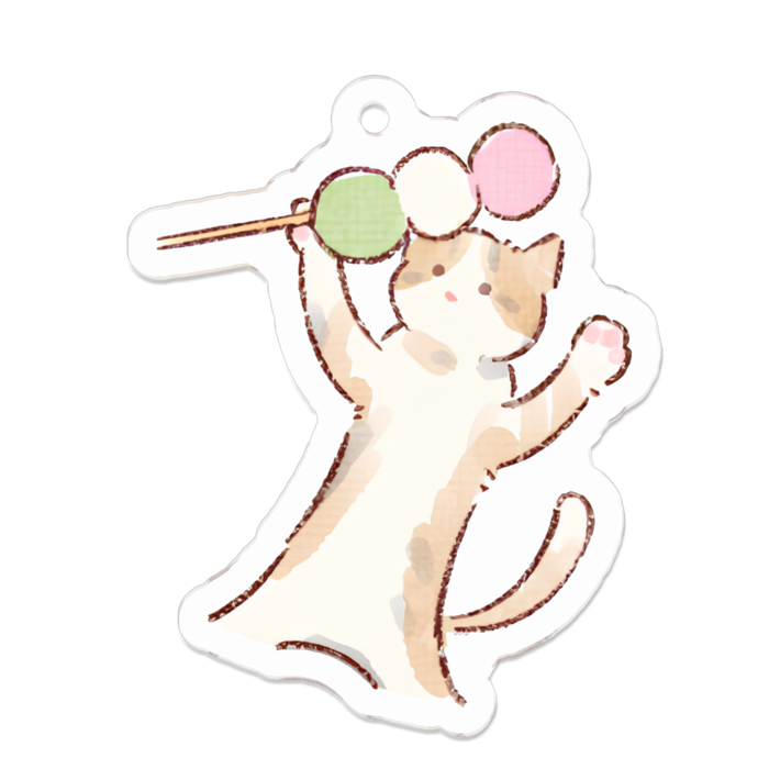 フランちゃんと三色団子