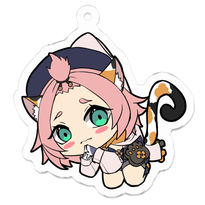 アクリルキーホルダー - 50 x 50 (mm)