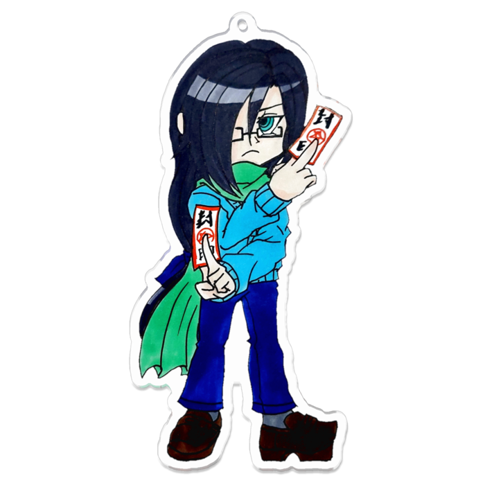 アクリルキーホルダー（コーティング） - 100 x 100 (mm)