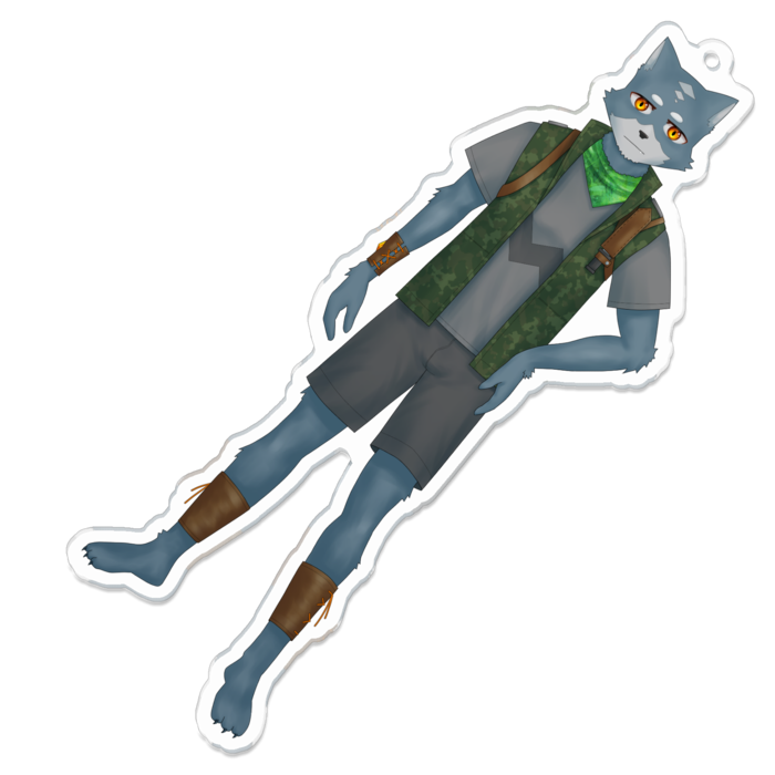 アクリルキーホルダー - 100 x 100 (mm)